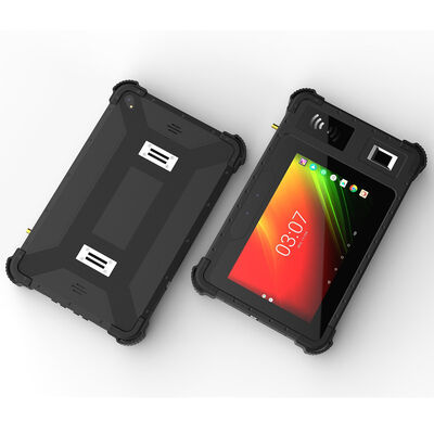 Beli NFC RFID Reader Pemindai Sidik Jari 8 inci Octa Core Kasar Tablet PC 2D Barcode Scanner online manufacture