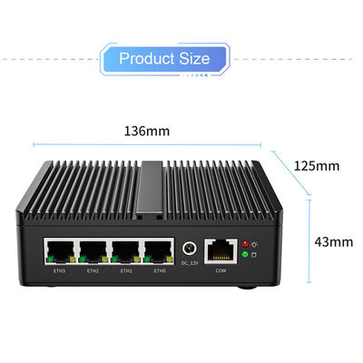 Buy fanless embedded computer Mini Pc  N5105 DDR4 Support 4k Hd Mini PC High-performance Win10 Fanless mini pc online manufacture