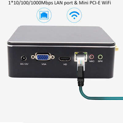 Купить Мини-компьютер Industrial Intel I3 4005U 5005U I5 4200U 5200U HD Graphics 500 Портативный безвентиляторный промышленный Win10 Mini PC online manufacture