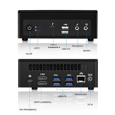 kupować NUC 11th Gen int-el Core i7 1165G7 i5 1135G7 Win11/10 i3 1115G4 Mini PC HD-MI DP komputer stacjonarny do gier online manufacture