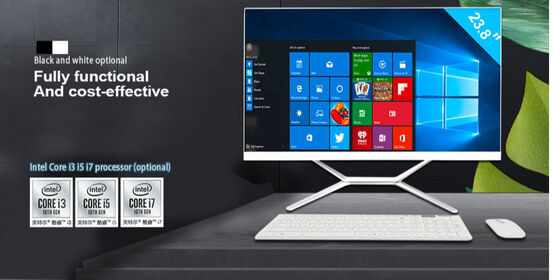 kopen 23.8 ″ allen in Één PC- Bureaucomputertouch screen I7 11700 8 Systeem van Barebone van het Kernen16mb het Slimme Geheime voorgeheugen online manufacture