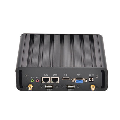 Mini Computer Industriële Intel I3 4005U 5005U I5 4200U 5200U HD Graphics 500 Draagbare Fanless Industriële Win10 Mini PC