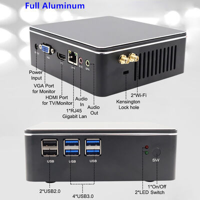 DDR3 DDR4 SODIMM Msata Mini Desktop Computer Core I3 I5 I7 4005U